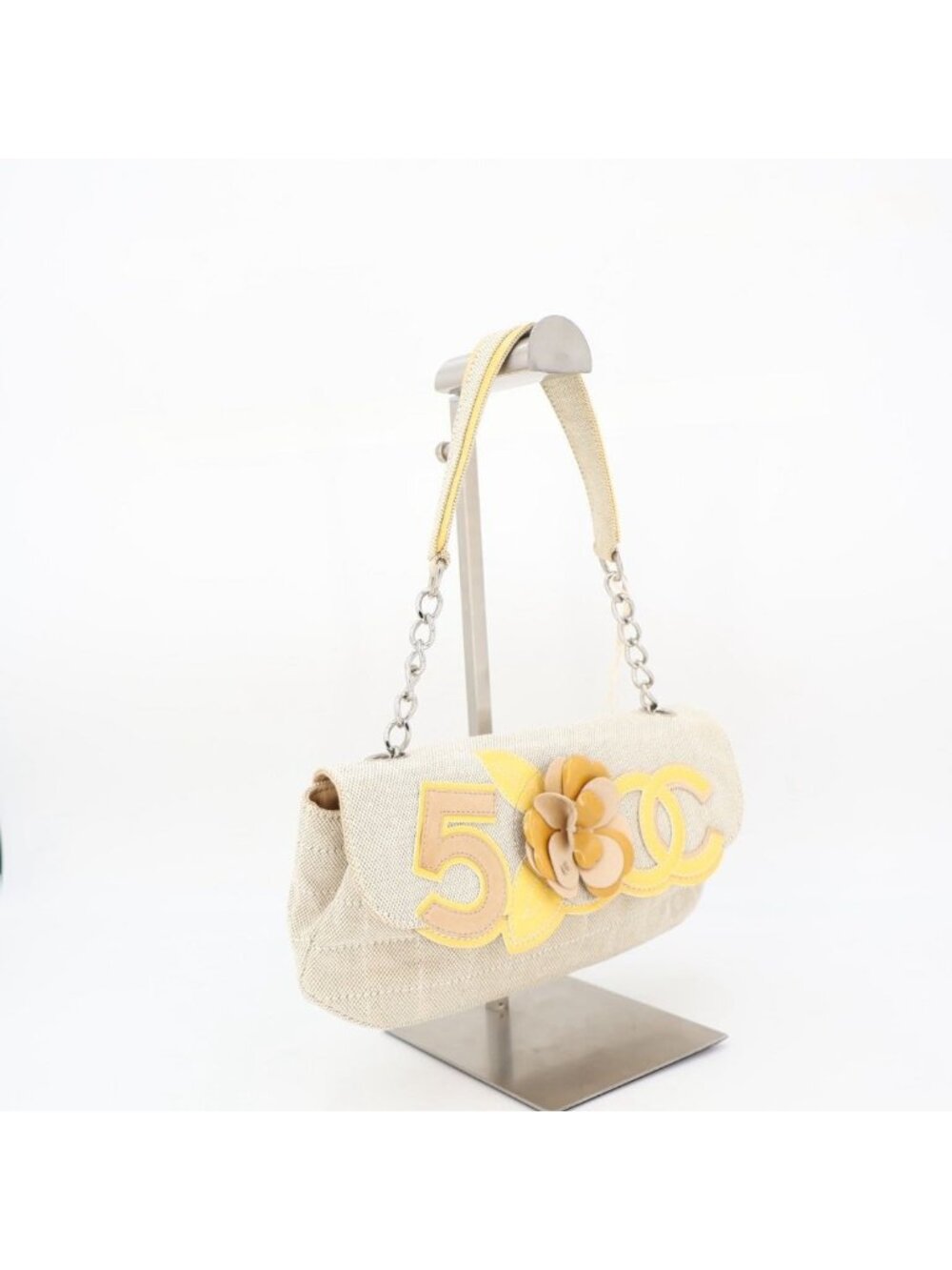 Chanel Choco Bar Camellia Handbag